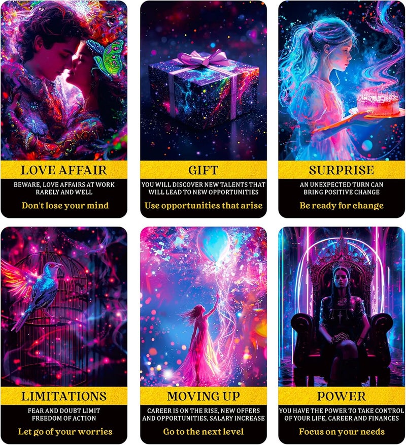 DPEHAKMK Money Oracle Cards, Career Oracle Deck, Life Oracle Cards for Beginners, Help You Move up in Your Life - Image 2